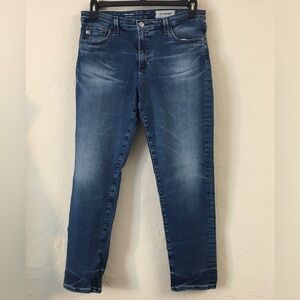 AG Prima Cigarette Ankle Jean 29 Blue Casual Denim